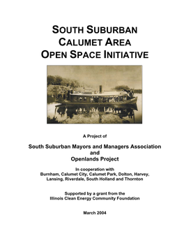South Suburban Calumet Area Open Space Initiative