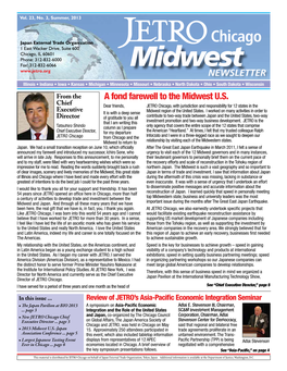 Midwest Newsletter Illinois • Indiana • Iowa • Kansas • Michigan • Minnesota • Missouri • Nebraska • North Dakota • Ohio • South Dakota • Wisconsin