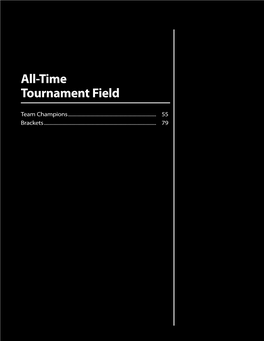 All-Time Tournament Field