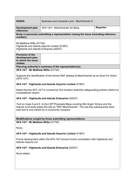 IS200A Business and Industrial Land : Machrihanish A