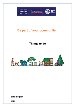 Be Part of Your Community