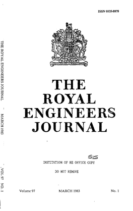 Royal Engineers \ Journal