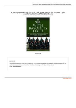 Get PDF > with Bayonets Fixed: the 12Th 13Th Battalions Of