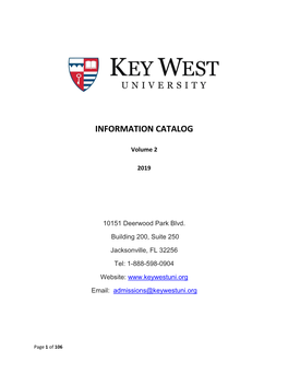 Information Catalog