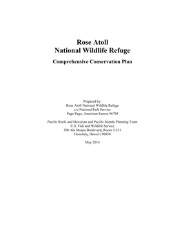 Rose Atoll National Wildlife Refuge