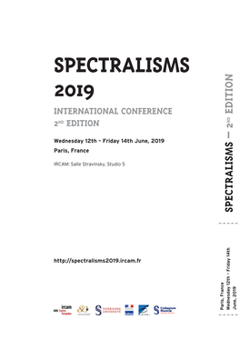 SPECTRALISMS 2O19