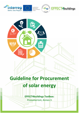 Guideline for Procurement of Solar Energy