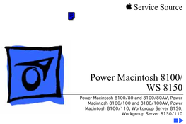 Power Macintosh 8100/ WS 8150