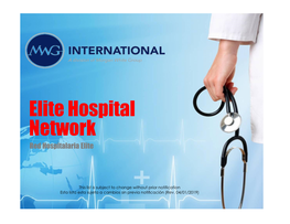 Elite Hospital Network Red Hospitalaria Elite