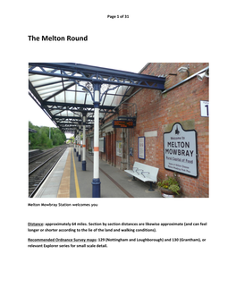 The Melton Round