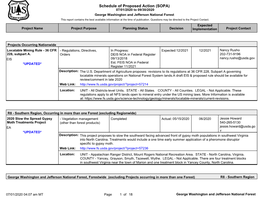 George Washington and Jefferson National Forest This Report Contains the Best Available Information at the Time of Publication