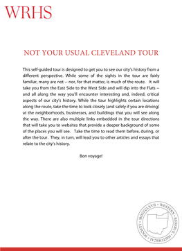 Cleveland Driving Tour