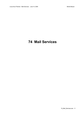 74 Mail Services
