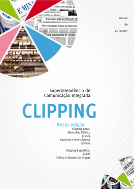Nesta Edição: Clipping Geral: Ministério Público Justiça Nacional E Internacional Opinião