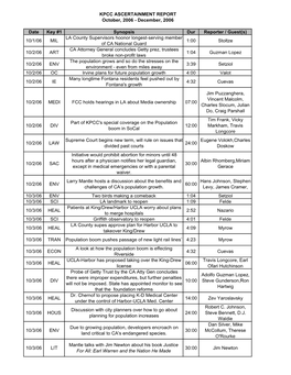 Ascertainment Report 10 06-12 06