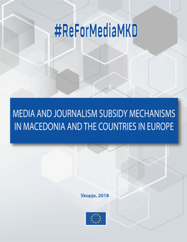 Media and Journalism Subsidy Mechanisms.Pdf