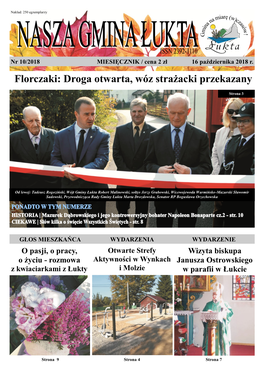 Florczaki: Droga Otwarta, Wóz Strażacki Przekazany