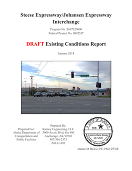 Steese Expressway/Johansen Expressway Interchange DRAFT