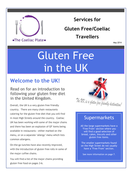 Intro to Gluten Free