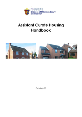 Assistant Curate Housing Handbook