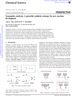 Chem. Sci., 3, 633-658