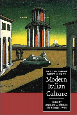 The Cambridge Companion to Modern Italian Culture