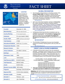 Fact Sheet Australia