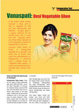 Vanaspati:Desi Vegetable Ghee