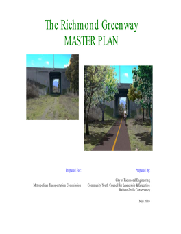 The Richmond Greenway MASTER PLAN