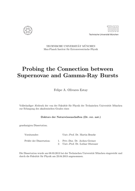 Probing the Connection Between Supernovae and Gamma-Ray Bursts