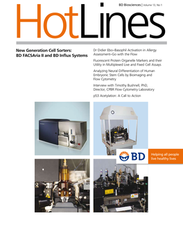 New Generation Cell Sorters: BD Facsaria II and BD Influx Systems