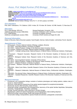 Curriculum Vitae