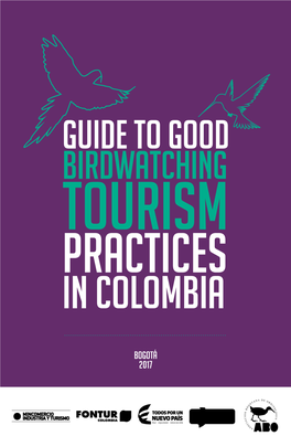 Birdwatching Tourism Practices in Colombia