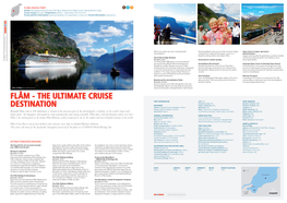 Flåm Cruise Port Events: Norwegian National Day (17Th May), Midsummer Night (June), Viking Market (July)