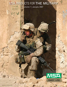 MSA PRODUCTS for the MILITARY Volume 1 | January 2007