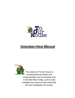 Volunteer-Host Manual