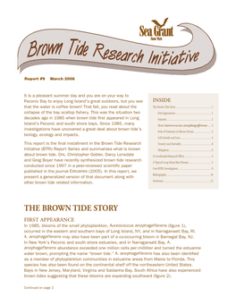 Brown Tide Research Initiative (BTRI) Report #9