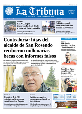 Contraloría: Hijas Del Alcalde De San Rosendo Recibieron Millonarias