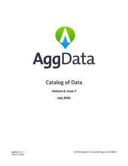 Catalog of Data