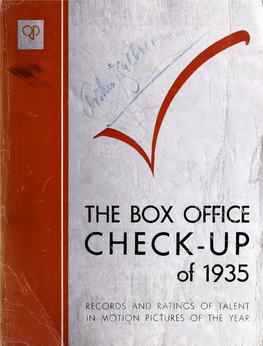 THE BOX OFFICE CHECK-UP of 1935