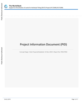 World Bank Document