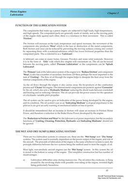 Chapter 3 Piston Engines Lubrication