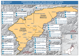 Chitral Earthquake Affected Ucs