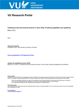 Chapter 4 Wound Healing Potential of Dermis, Adipose and Gingiva Msc