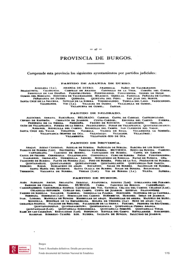 Provincia De Burgos