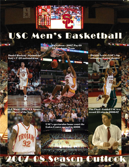 2007-08 USC MBB Outlook with Cover.Indd