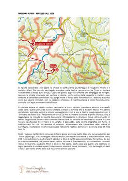 MAGLIANO ALFIERI – NEIVE (11 KM) | 2206 Si Riparte Lasciandosi Alle