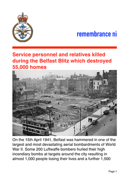 Aaa Remni Ww2 Belfast Blitz