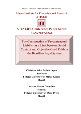 ATINER's Conference Paper Series LAW2012-0361