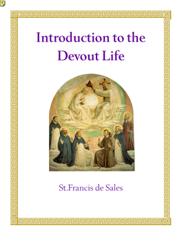 Introduction to the Devout Life